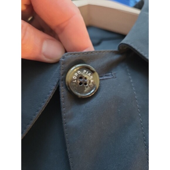 #57 Loro Piana Storm System Rain & Wind Jacket Men's 54 black plaid liner Italy - Picture 3 of 8